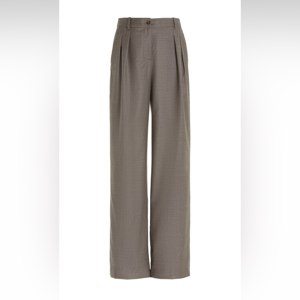 LOULOU Studio Wool Wide-Leg Pants